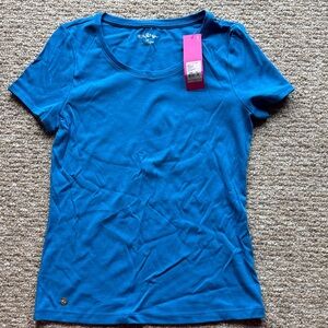 Lilly Pulitzer Bright Blue Short Sleeve Tee